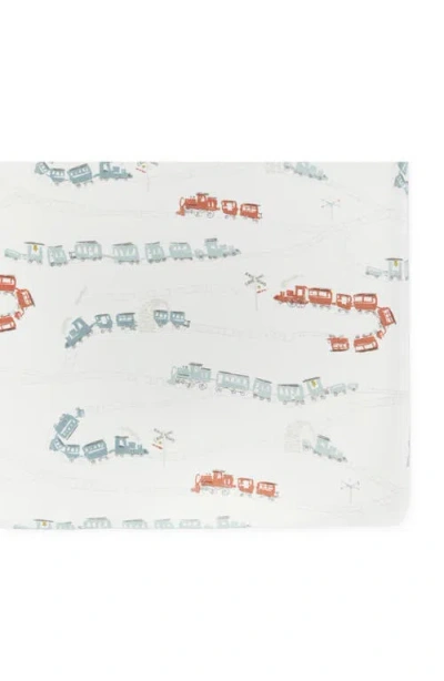 Pehr Organic Cotton Crib Sheet In White