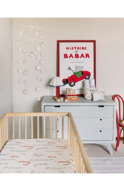 Pehr Organic Cotton Crib Sheet In White