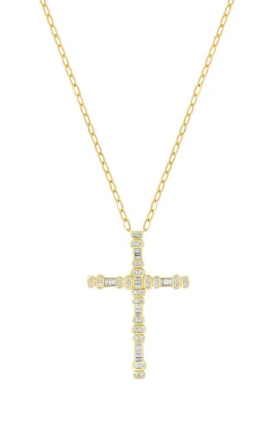Bony Levy Florentine Diamond Cross Pendant Necklace In Gold