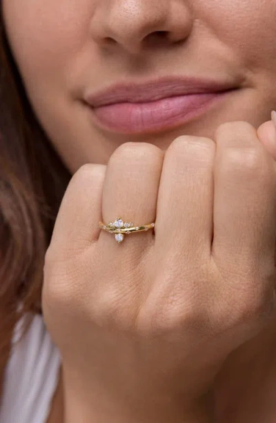 Bony Levy Solstice Diamond Stacking Ring In Gold