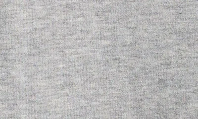 Petit Lem Santa Baby Stretch Organic Cotton Fitted One-piece Pajamas In Gray