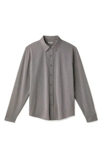 Rhone Commuter Slim Fit Button-up Shirt In Brown