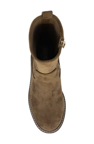 Mia Women's Pallmer Stacked Heel Lug Sole Ankle Booties In Brown