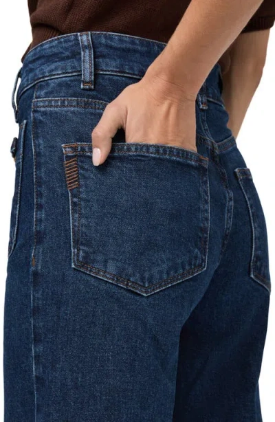 Paige Sasha Jeans With Novelty Patch Pockets Enfield In Blue