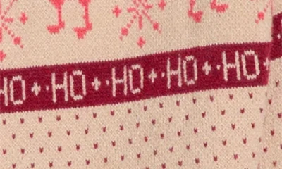 Free People Dream Whispers Sweater Knit Pajama Set In Pink