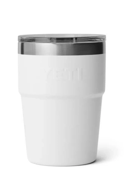 Yeti Ramber 16-ounce Stackable Cup In White