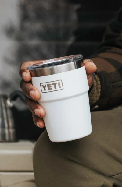 Yeti Ramber 16-ounce Stackable Cup In White