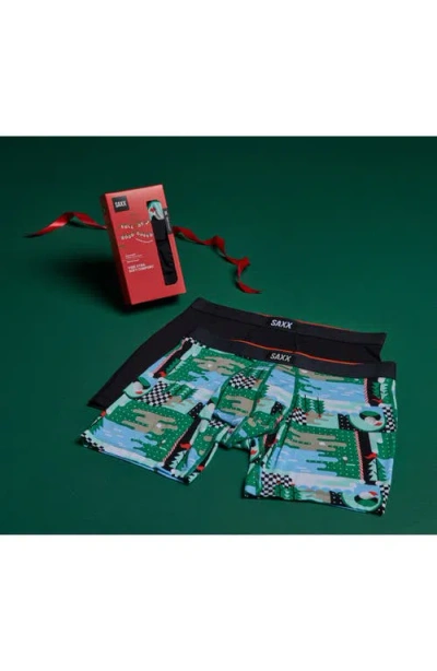 Saxx Vibe Xtra Assorted 2-pack Boxer Briefs In Multi