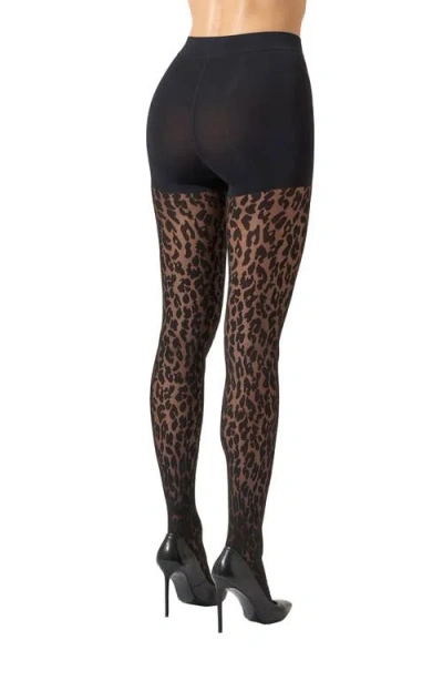 Wolford Animal-patterned Control Top Tights In Multi