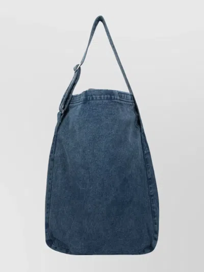 Our Legacy Versatile Shoulder Bag Adjustable Strap Top Handle In Blue