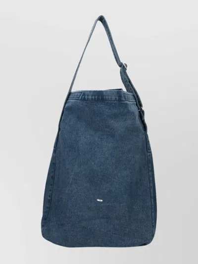 Our Legacy Versatile Shoulder Bag Adjustable Strap Top Handle In Blue
