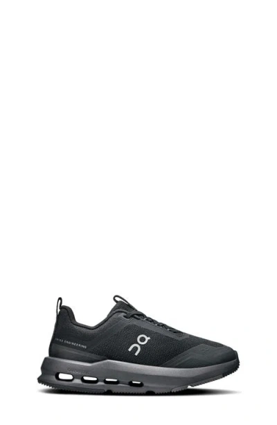 On Cloudnova Kids Sneaker In Black