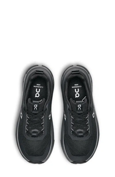 On Cloudnova Kids Sneaker In Black