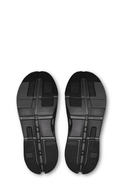 On Cloudnova Kids Sneaker In Black