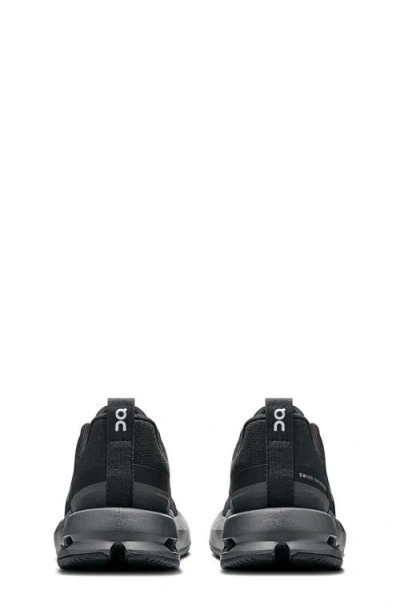On Cloudnova Kids Sneaker In Black
