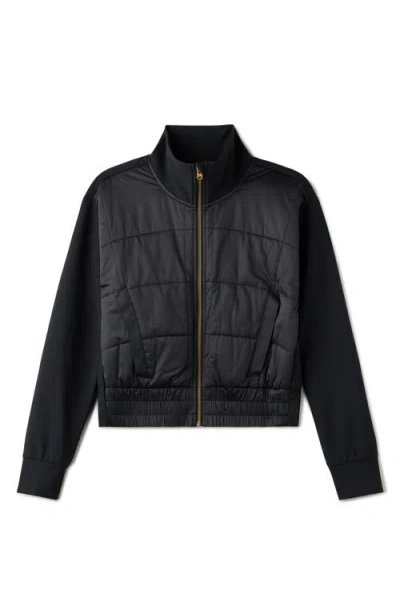 Rhone Chalet Quilted Water Repellent Jacket In Black