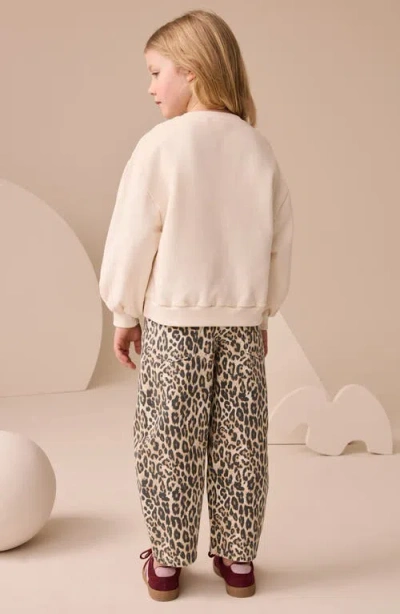 Next Kids' Unicorn Sequin Cotton Blend Sweatshirt In Neutral