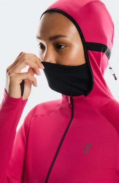 On Climate Zip Hoodie In Pink