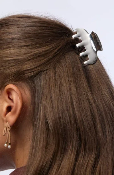 Lele Sadoughi Mini Claw Clip In Metallic