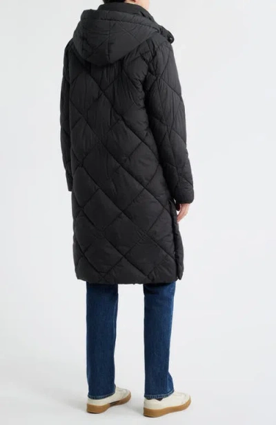 Sam Edelman Hooded Puffer Coat In Gray