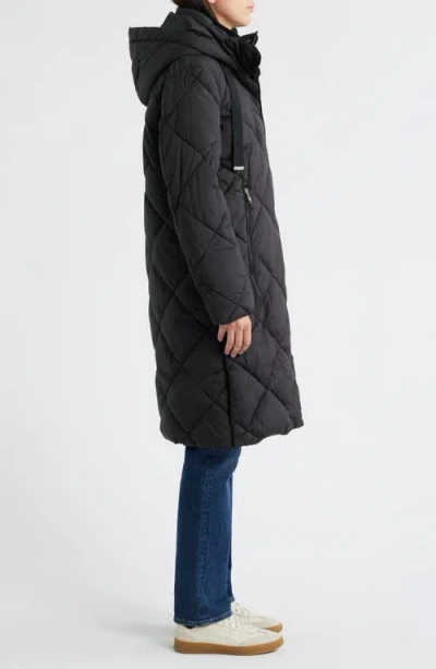Sam Edelman Hooded Puffer Coat In Gray