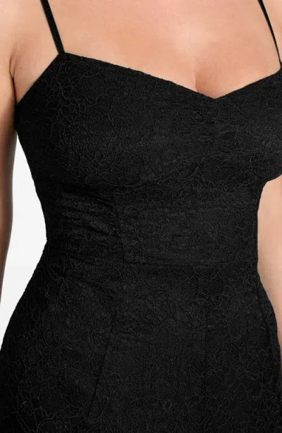 Guess Women's Chloe Sleeveless Lace Sweetheart Neck Jumpsuit In Black