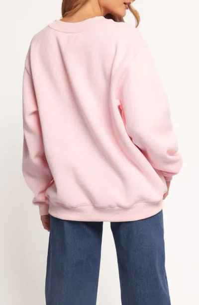 Petal And Pup Petal & Pup Cherry Martini Graphic Sweatshirt In Pink