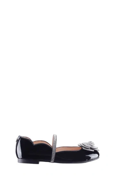 Nina Kids' Izzy Mary Jane Flat In Black