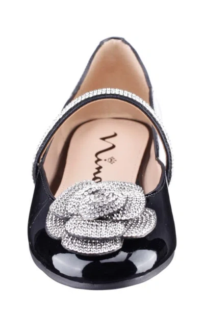 Nina Kids' Izzy Mary Jane Flat In Black
