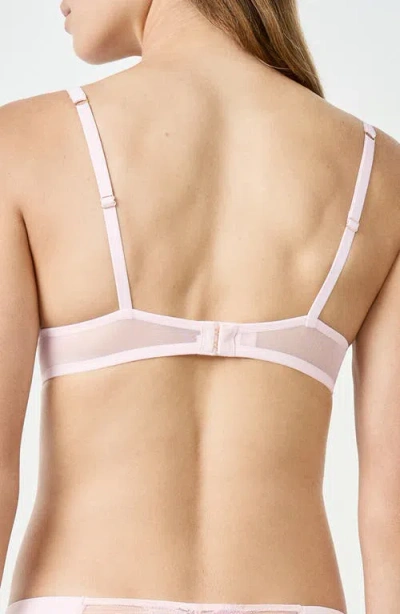 Etam Prelude Classique Embroidered Underwire Bra In Pink