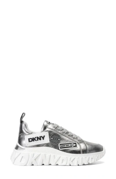 Dkny Women's Lexie Slip On Sneaker In Silver