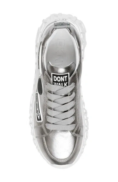 Dkny Women's Lexie Slip On Sneaker In Silver