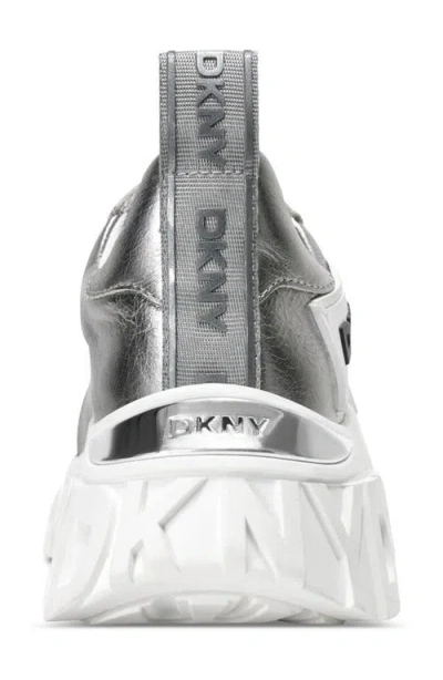 Dkny Women's Lexie Slip On Sneaker In Silver
