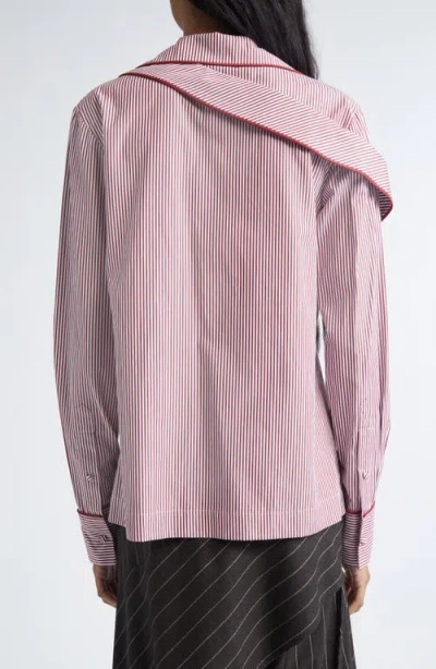 Monse Deconstructed Pajama Top In Multi