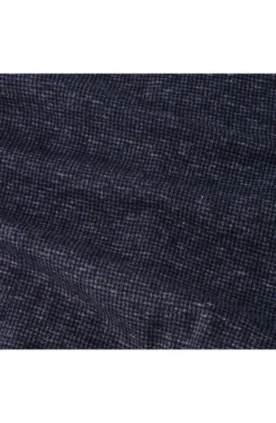 Victor Emmanuel Textured Comfort Knit Cotton Blend Sport Coat In Blue