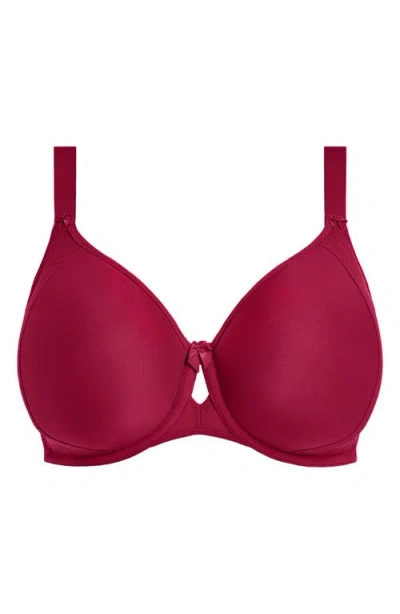 Elomi Nerina Underwire Molded Spacer Bra In Red