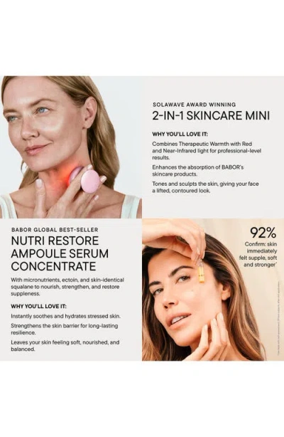 Babor X Solawave Skin Care & 2-in-1 Device Set (nordstrom Exclusive) $354 Value In Multi