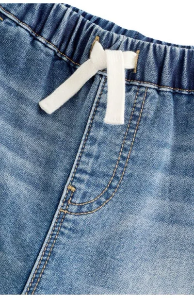 Next Kids' Character Patch Pull-on Jeans In Blue