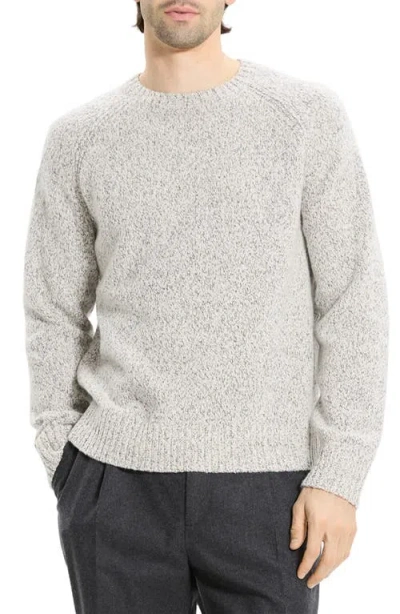 Theory Soft Twist Wool Blend Sweater In Black