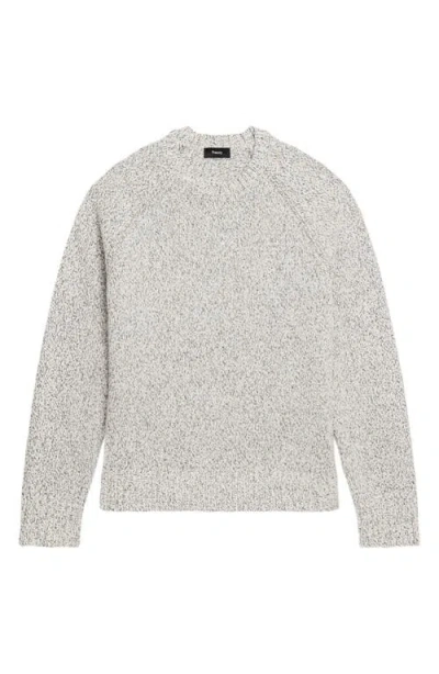 Theory Soft Twist Wool Blend Sweater In Black