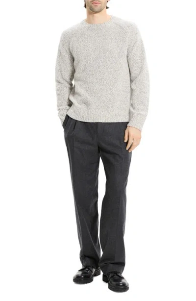 Theory Soft Twist Wool Blend Sweater In Black