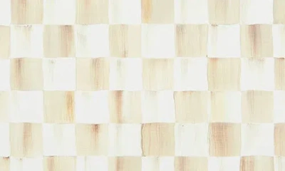 Mackenzie-childs Mackenzie Childs Mocha Check Set Of 4 Placemats In Neutral