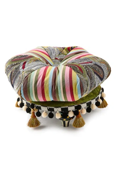 Mackenzie-childs Mackenzie Childs Birdsong Footstool In Multi
