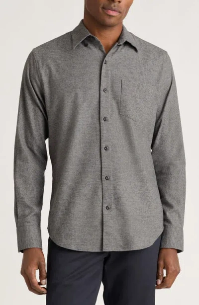 Bonobos Everyday Lightweight Flannel Button-down Shirt In Gray