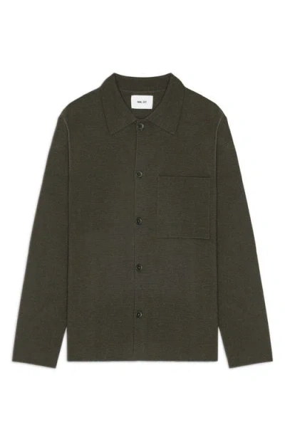 Nn07 Jonas 6530 Cardigan In Green