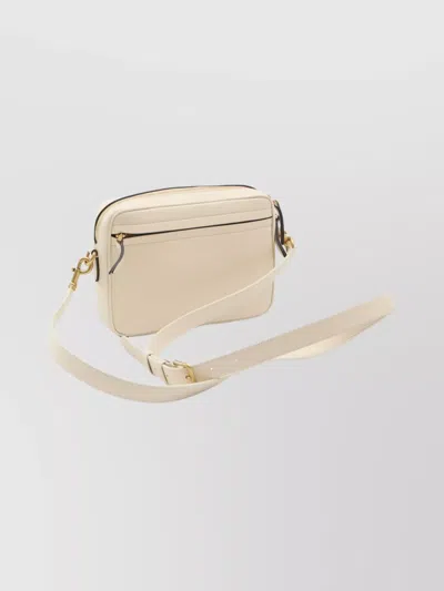 Valentino Garavani Ivory Nappa Leather Viva Superstar Crossbody Bag In Multi
