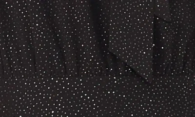 Cece Women's Puff Sleeve Tie Neck Dress In Black