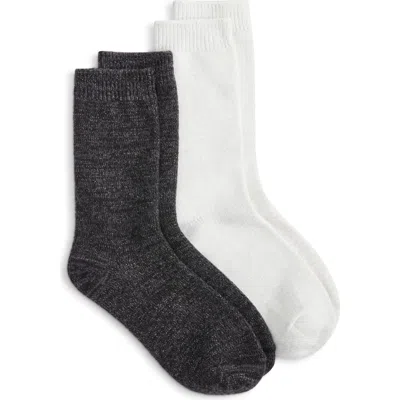 Hue Sparkle Assorted 2-pack Marled Crew Socks In Multi