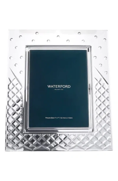 Waterford Celebrations 5 X 7-inch Lead Crystal Picture Frame In Silver