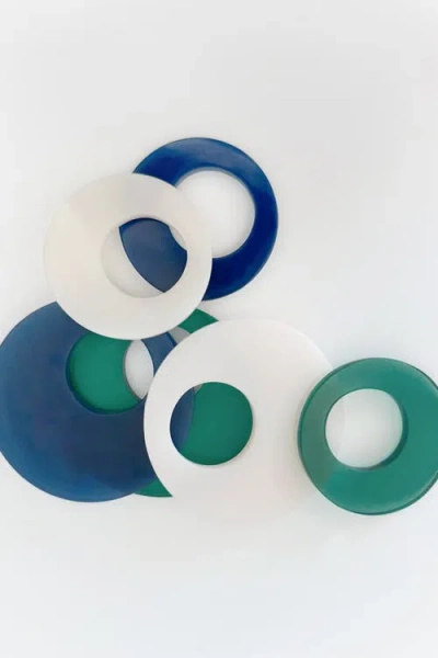 Pillowpia Resin Napkin Rings In White